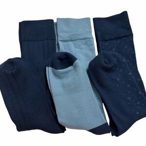 Men's Navy and Light Blue Socks Set
New without tags